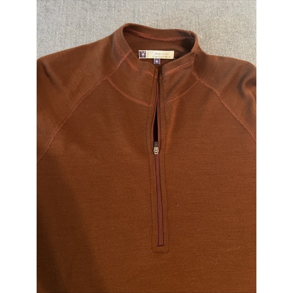 ibex Other - Ibex Merino Wool 1/2 Zip Pullover Men's XL Preppy Golf Made In USA Rustic Color
